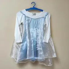 アナと雪の女王　エルサワンピースドレス110サイズ