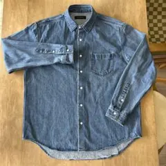 ナノユニバース★デニムシャツ★CPOシャツ★ダンガリー★超美品★M★ゆったり