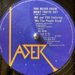 12インチ ME and YOU - YOU NEVER KNOW WHAT……