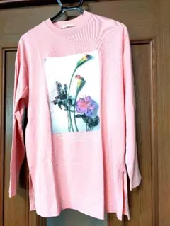 【GU 大き目Mサイズ　長袖Ｔシャツ】春色です‼️