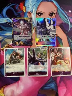 ワンピースカード　神の島の冒険　エネルシークレット　エネルSRセット　おまけ付き