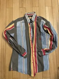 ナウティカ ストライプ 長袖シャツ Lサイズ