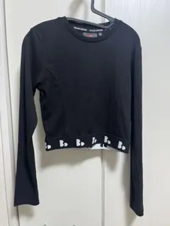 TIGORA by BEAMS DESIGN ブラック クロップドトップMサイズのサムネイル