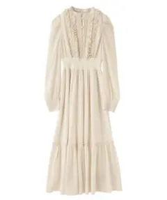 リリアンカラット フリルデザインフレアワンピース