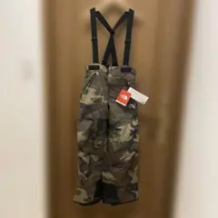 ノースフェイスキッズ迷彩スノーパンツ　140