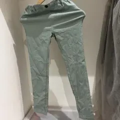 裾リボン付き スキニーパンツ ロングパンツのサムネイル