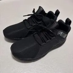PUMA エンゾ JR スニーカー ブラック 23cm プーマ ランニング