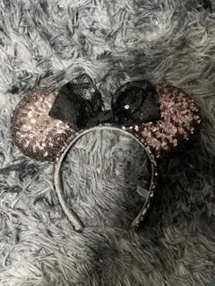 ミニーマウス風スパンコールカチューシャ