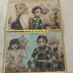 【未開封】鬼滅の刃 煉獄杏寿郎 我妻善逸 竈門炭治郎 嘴平伊之助 アクリル色紙