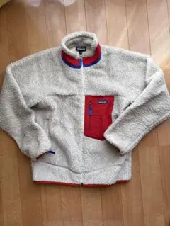 patagonia レトロX フリースジャケット Mサイズ クリーム赤