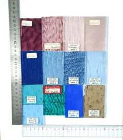 038 ステンドグラス 板 ガラス 材料 端ガラス 端材 13枚