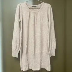 LOUNIE レディース サーモンピンク ウールニットセーター