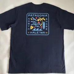【新品タグ付き】パタゴニア　ハレイワ限定　Tシャツ　ネイビー　M
