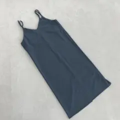SAISON DE PAPILLON キャミソールワンピース ネイビー 無地