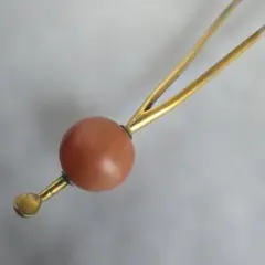 050909 アンティーク 赤珊瑚 金工 かんざし - メルカリ