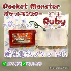 【新品電池ソケット化】ポケットモンスタールビー