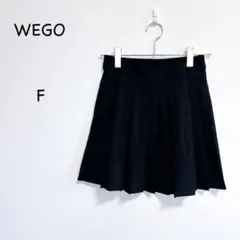 ウィゴー プリーツスカート F ブラック ミニ丈 ウエスト後ろゴム 可愛い 春のサムネイル