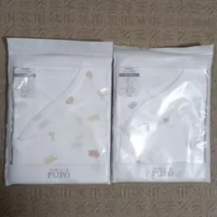 PUPO　コンビ肌着　50～60　2枚セット　動物柄