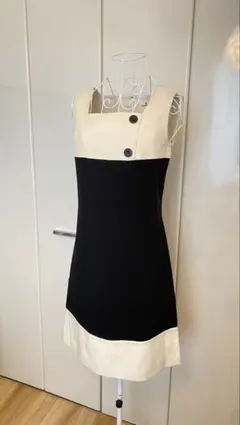 courrèges ノースリーブワンピース レトロ