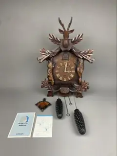 CITIZEN ポッポ時計 鳩時計 振り子時計 CUCKOO カッコー 木製