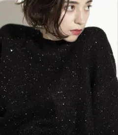 スパンコール ニット