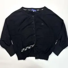 BURBERRY BLUE LABEL 黒 カーディガン ドルマン M