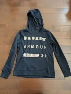 UNDER ARMOUR ブラックフード付きスウェット上下