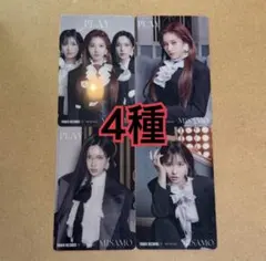 MISAMO クリアトレカ　4種　タワレコ　PLAY 18