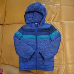 子供服 GAP ストライプ 中綿コート 青 120センチ