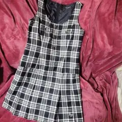 ポンポネット チェックワンピース（L）160