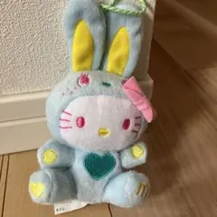 キティちゃん・ぬいぐるみ ・水色 2011年製