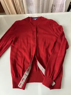 BURBERRY ブルーレーベル　カーディガン赤38