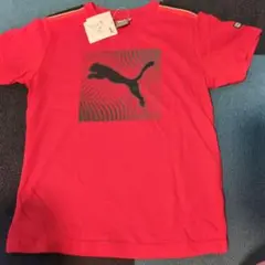 「新品」タグ付き PUMA 赤 半袖Tシャツ 140cm