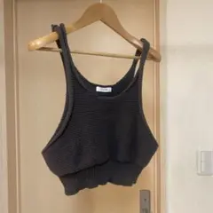 STYLEMIXER ニットベスト ダークグレー