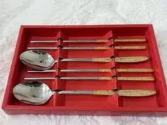 カトラリーセット 2セット（スプーン4本 箸4膳）