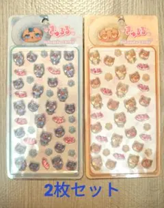 【正規品】きゅるる ぷくぷくシール キャンディシール 2枚セット 吉田産業