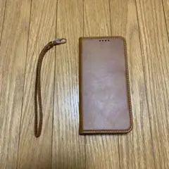 ライトブラウン 手帳型ケース スマホ用