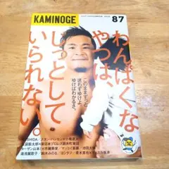 KAMINOGE 87　迷わずゆけよ、ゆけばわかるさ。