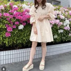 袖ボリュームチュニック