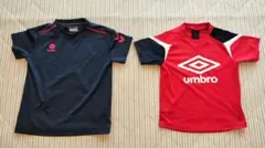 umbro hummelサッカーシャツ 2枚セット