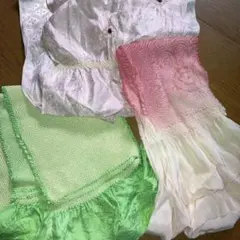 【昭和レトロ】浴衣に！帯揚げ 絞り 正絹 3枚まとめて