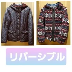 ⭐ビームス　BEAMS Heart　リバーシブル　ダウンジャケット