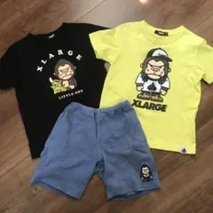 エクストララージキッズ 120 Tシャツ パンツ セット ファニーゴリラ