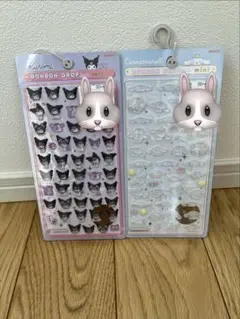 ボンボンドロップシール ミニ　2枚セット　クロミ　シナモロール