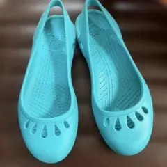 Crocs クロックス マリンディフラットサンダル ターコイズW7のサムネイル