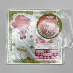 栗栖ここね アクリルジオラマ＋缶バッジ　まるくじ アイカツ！×プリパラ
