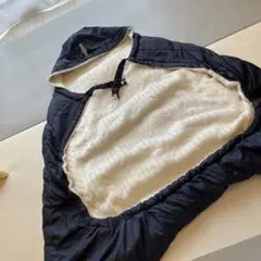 【美品】抱っこ紐　中わた入りはっ水ケープ　 ベビーケープ　防寒　ケープ