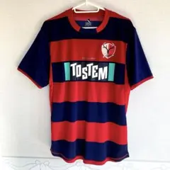 鹿島アントラーズJリーグ サッカーウェア S 赤/紺 ストライプ　背番号40