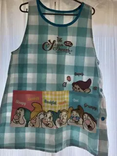 七人の小人 エプロン チェック柄