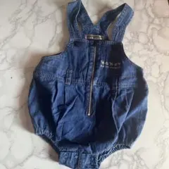 ⭐️JUNKO KOSHINO デニムオーバーオールロンパース　80サイズ